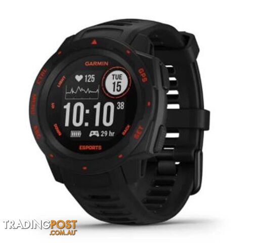Garmin Instinct Esports Edition GPS Watch - Black Lava - 10-02064-73