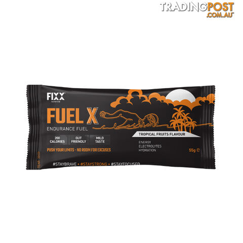 Fixx Nutrition Fuel X Endurance Fuel - 55g Sachet - Tropical - FXFXBXTP55