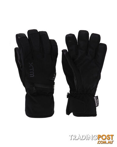 XTM Sage Adult Unisex Waterproof Snow Gloves - Black - Xl - DU020-BLK-XL