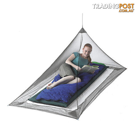 Sea To Summit Nano Single Mosquito Net - Permethrin Treatment - ANMOSSP