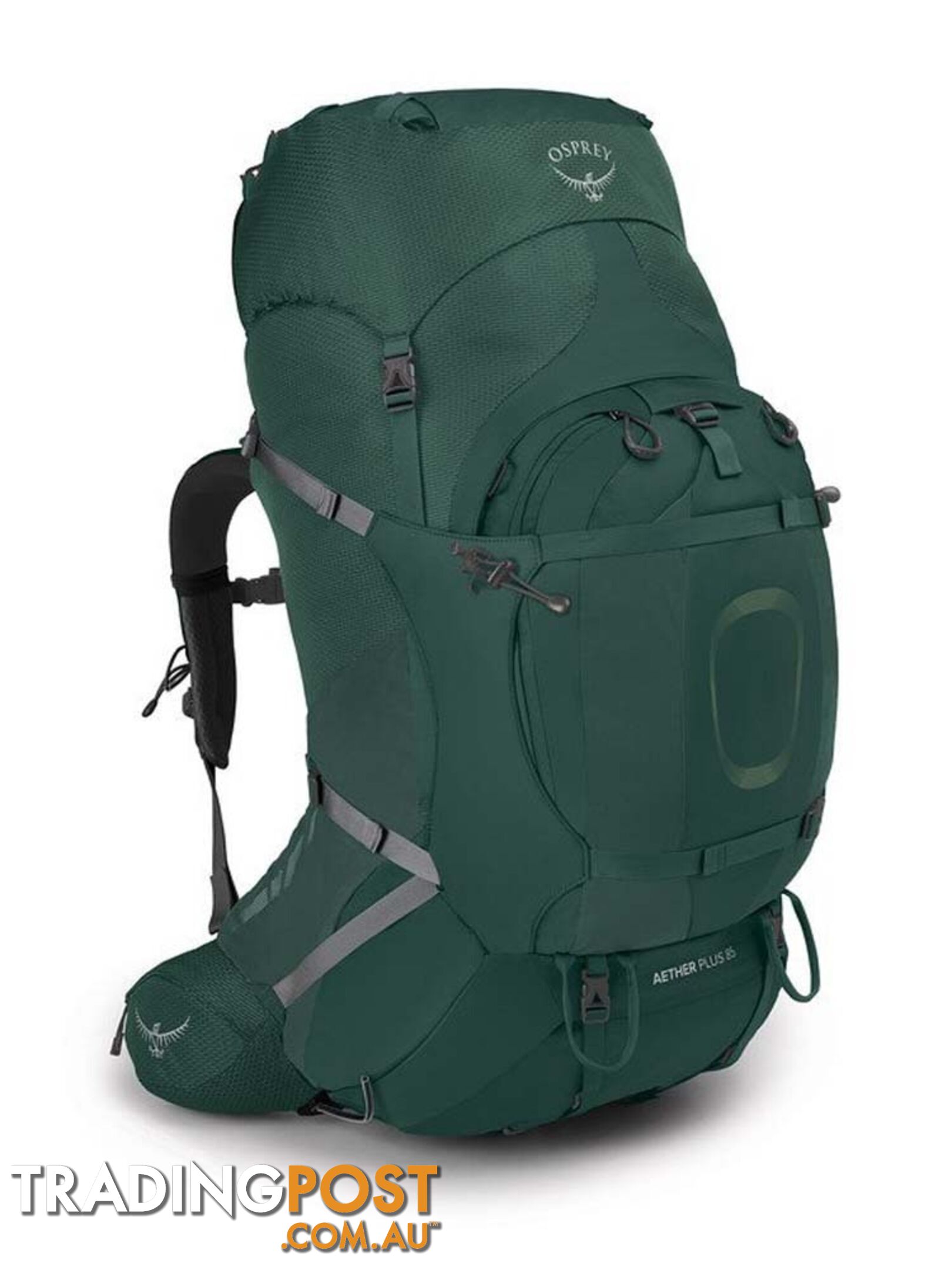 Osprey Aether Plus 85L Mens Hiking Backpack - Axo Green - L/XL - OSP0891-AxoGreen-L-XL