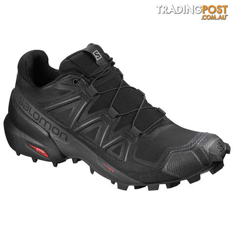 Salomon Speedcross 5 Womens Trail RUnning Shoes - Black/Black/Phantom - 8.5 US -...