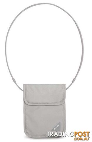 Pacsafe Coversafe X75 Anti-Theft RFID Travel Neck Pouch - Grey - PS10148103