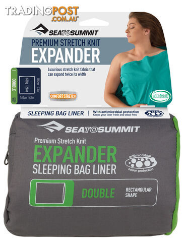 Sea To Summit Expander Liner - Navy - Double - AEXPDBLNB