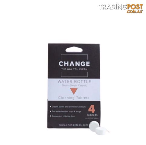 Change Water Bottle Cleaning Tablets - 4 Pack - BC4P001