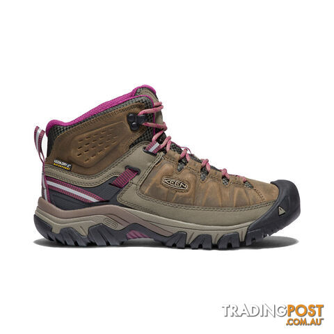 Keen Targhee III Mid WP Womens Waterproof Hiking Boots - Weiss Boysenberry - US...