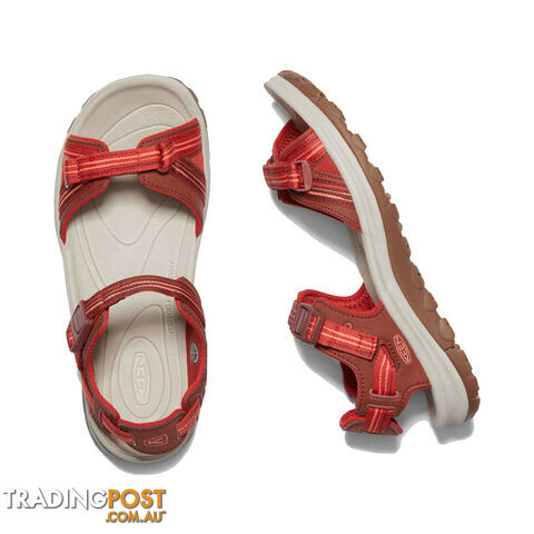Keen Terradora II Open Toe Womens Hiking Sandals - Dark Red Coral - US 6H - 1022447-6H - photo 2 of 2