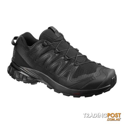 Salomon XA Pro 3D V8 Wide Mens Hiking Shoes - Black/Black - 409881