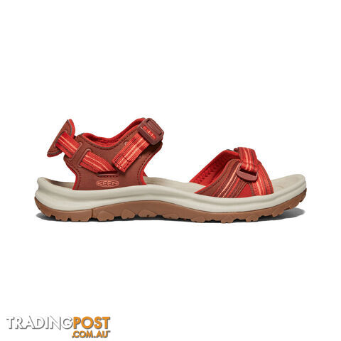 Keen Terradora II Open Toe Womens Hiking Sandals - Dark Red Coral - US 9H -...