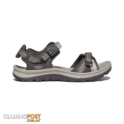 Keen Terradora II Open Toe Womens Hiking Sandals - Dark Grey Dawn Pink -...