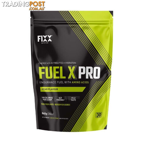 Fixx Nutrition Fuel X Pro Endurance Fuel - 840g Bag - Pear - FXFXPBPR840