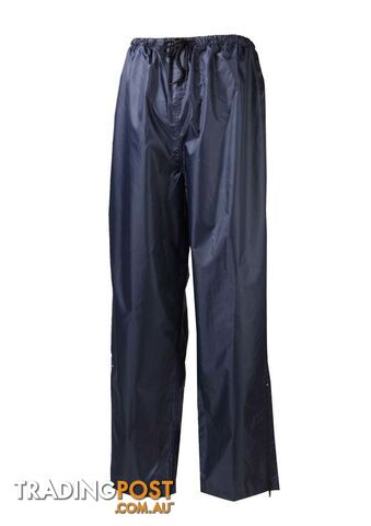 Rainbird Stowaway Unisex Overpants Waterproof Pants - Navy - L - 8003-7-NY-L