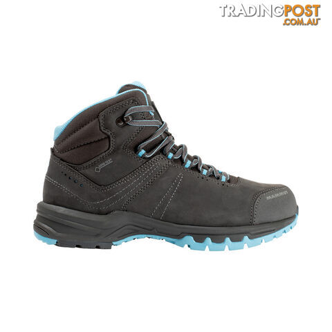 Mammut Nova III Mid GTX Womens Hiking Boots - Graphite/Whisper - UK8.5 - 3030-03140-00137-1085