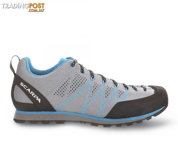 Scarpa Crux Air Mens Approach Shoes - Smoke/Lake Blue - US13 / EU47 -...