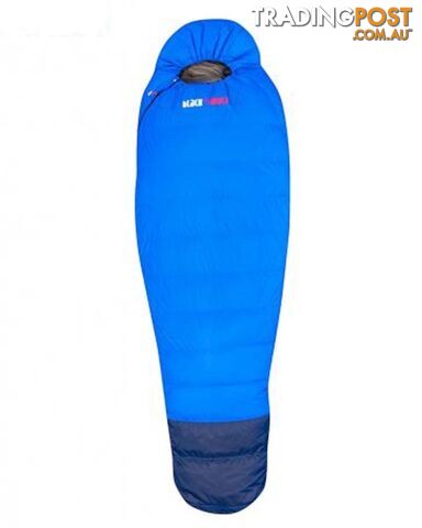 Black Wolf Hiker 300 Down Sleeping Bag - Blue - 5764-Blue