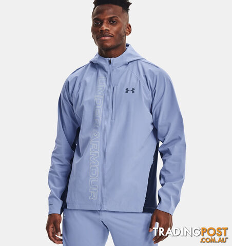 Under Armour Qualifier Outrun The Storm Mens Running Jacket - Washed...