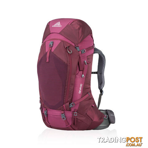 Gregory Deva 60 Womens Hiking Backpack - Plum Red - Small - 91622-6400