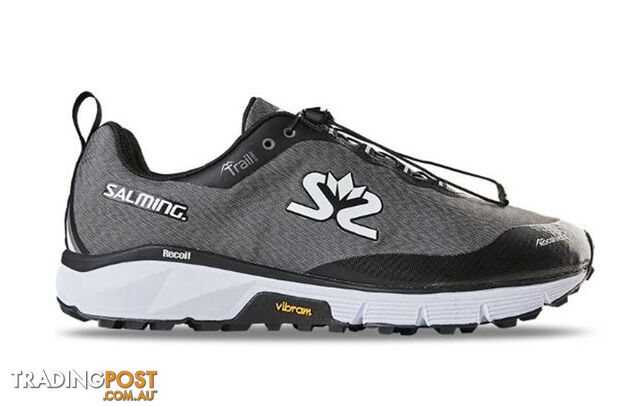 Salming Trail Hydro Mens Trail Running Shoes - Grey/Black - US10.0 -...