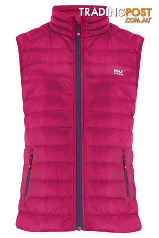 Mac In A Sac Alpine Womens Down Vest - Fuchsia - 12 - MAC-VEST-FUCHIA-12
