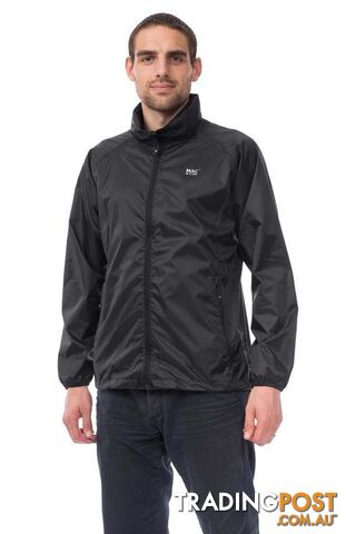 Mac In A Sac Origin Unisex Waterproof Packable Rain Jacket - Jet Black [Jacket...