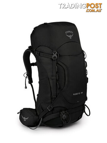 Osprey Kestrel 38L Mens Day Hiking Backpack - Black - S/M - OSP0763-Black-SM