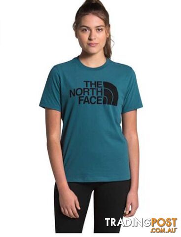 The North Face Half Dome Cotton Womens Short Sleeve Everyday Tee - Mallard...