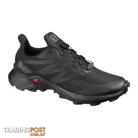 Salomon Supercross Blast Mens Trail Running Shoes - Black/Black - 11US -...
