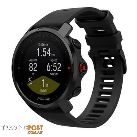 Polar Grit X Outdoor Multisport GPS Watch - Black - M/L - 90081734