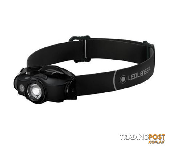 Led Lenser MH4 Rechargeable 400 Lumen Headlamp - Black - ZL502151