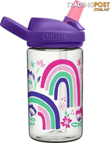 CamelBak Eddy+ Kids Water Bottle - 400ml - Rainbw Floral - CB2472103041