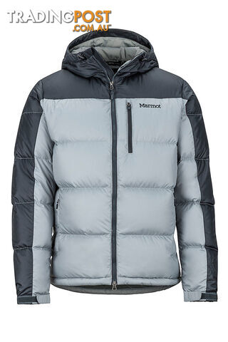 Marmot Guides Down Mens Insulated Hoody - Grey Storm/Dark Steel - XL -...