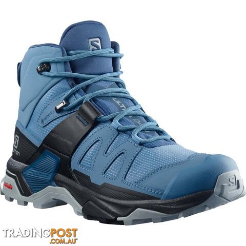 Salomon X Ultra 4 Mid GTX Womens Waterproof Hiking Shoes - Copen Blue/Black/Dark Denim - 7.5US - L41381500-6 - photo 2 of 2