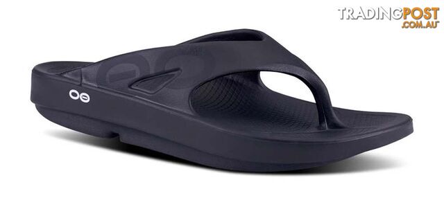 Oofos Ooriginal Sport Sandal - Matte Black - 1001MATBLK