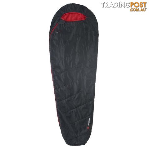 Caribee Nepal 600 +10 Synthetic Sleeping Bag - Black - 5452-NEPAL