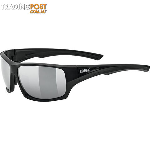 Uvex Sportstyle 222 Pola Sports Sunglasses - Black Matte - S5309802250
