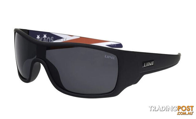 Liive Vision Kaos Oz Polarised Sunglasses - Matte Black - L0338B