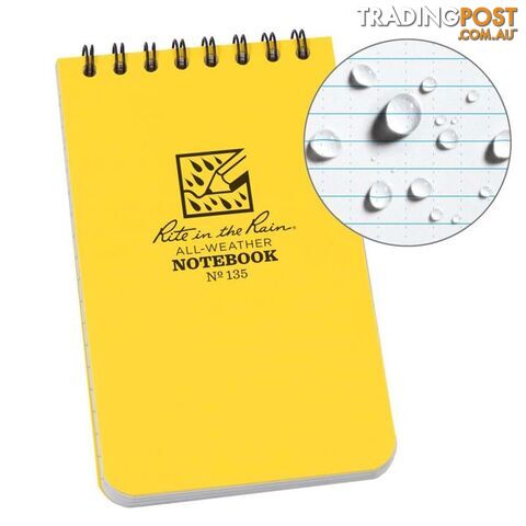 Rite In The Rain Top Spiral 3 X 5 Polydura Waterproof Notebook - Blue - XR235 - photo 2 of 2