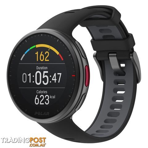 Polar Vantage V2 Multisport GPS Watch w/ H10 Chest Strap - Black - M/L - 90082711