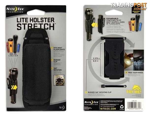 Nite Ize Multi-fit Stretch Flashlight Holster - XNLHS03