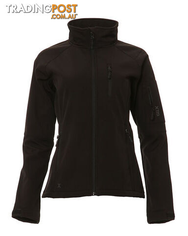 XTM Softshell Womens Windproof Jacket - Black - 10 - NL009-BLK-10