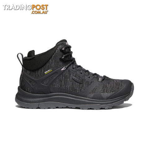 Keen Terradora II Mid WP Womens Waterproof Hiking Boots - Black Magnet - US 7 -...