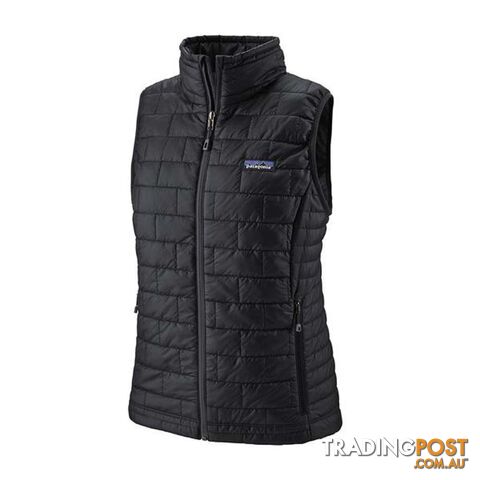 Patagonia Nano Puff Womens Insulated Vest - Black - L - 84247-BLK-L