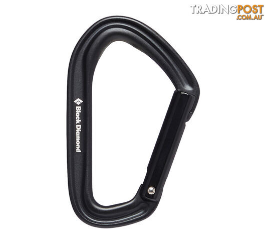 Black Diamond HotForge Straight Gate Carabiner - Black - BD2101580002ALL1