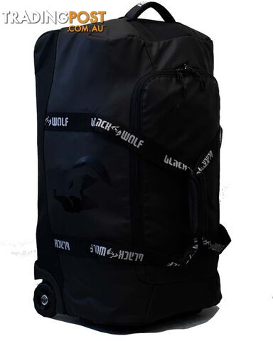 Black Wolf Adventure Pro Roller 60L Wheeled Travel Bag - Jet Black -...