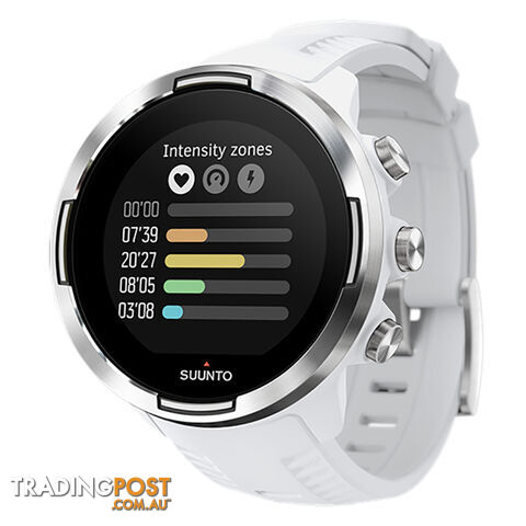 Suunto 9 Baro Wrist Heart Rate GPS Watch - White - 2100