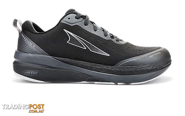 Altra Paradigm 5 Mens Road Running Shoes - Black - 10.5 - AL0A4VQO000-105