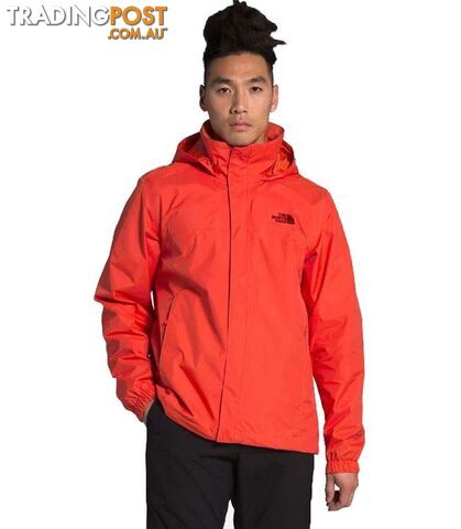 The North Face Resolve 2 Mens Waterproof Jacket - Flare Orange - L -...