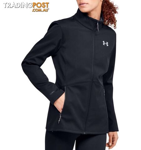 Under Armour ColdGear Infrared Shield Womens Performance Jacket - Black/Ghost...