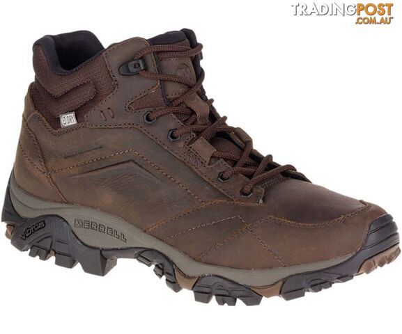 Merrell Moab Adventure Mid Mens Waterproof Shoes - Dk Earth - 9.5 US - J91819-9.5