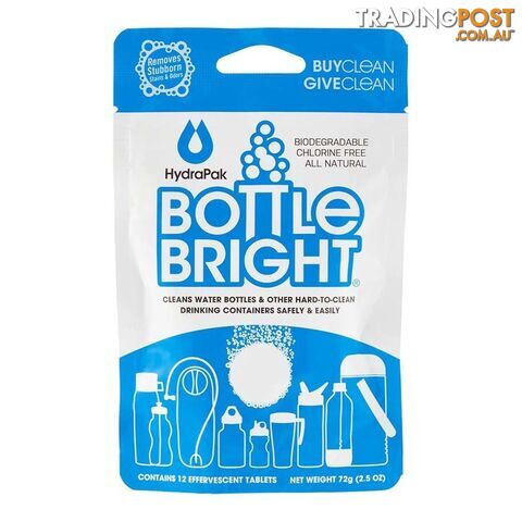 Bottle Bright Bottle & Bladder Cleaning Tablets - 12 Pce - HYDBB112